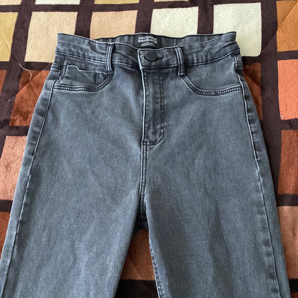 Zara Trafaluc Skinny Ripped Jeans